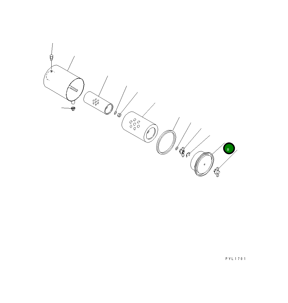 Крышка 561-02-62560  Komatsu