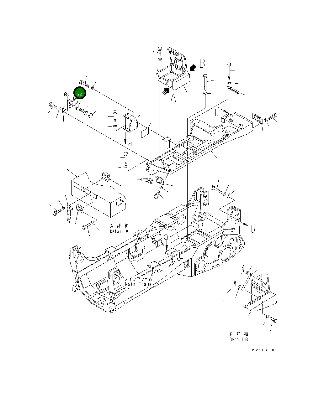 Крышка 19M-54-35760 Komatsu