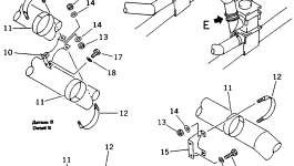 Кронштейн 581-02-11810 Komatsu