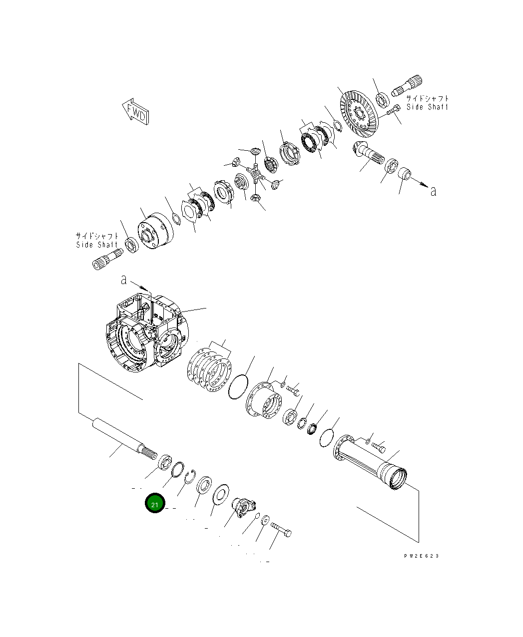 Кольцо 418-22-31970  Komatsu