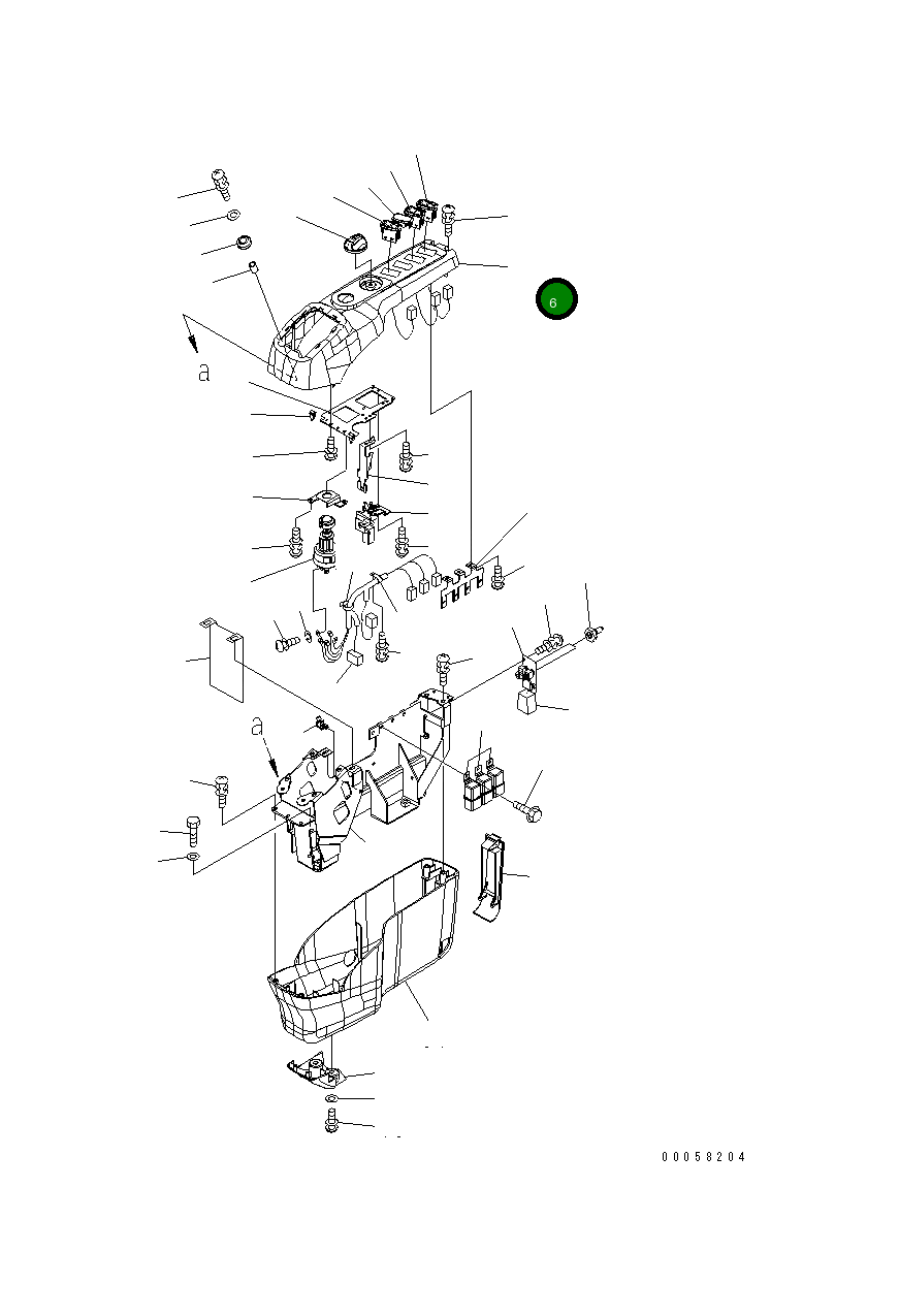 Крышка 208-43-71310 Komatsu