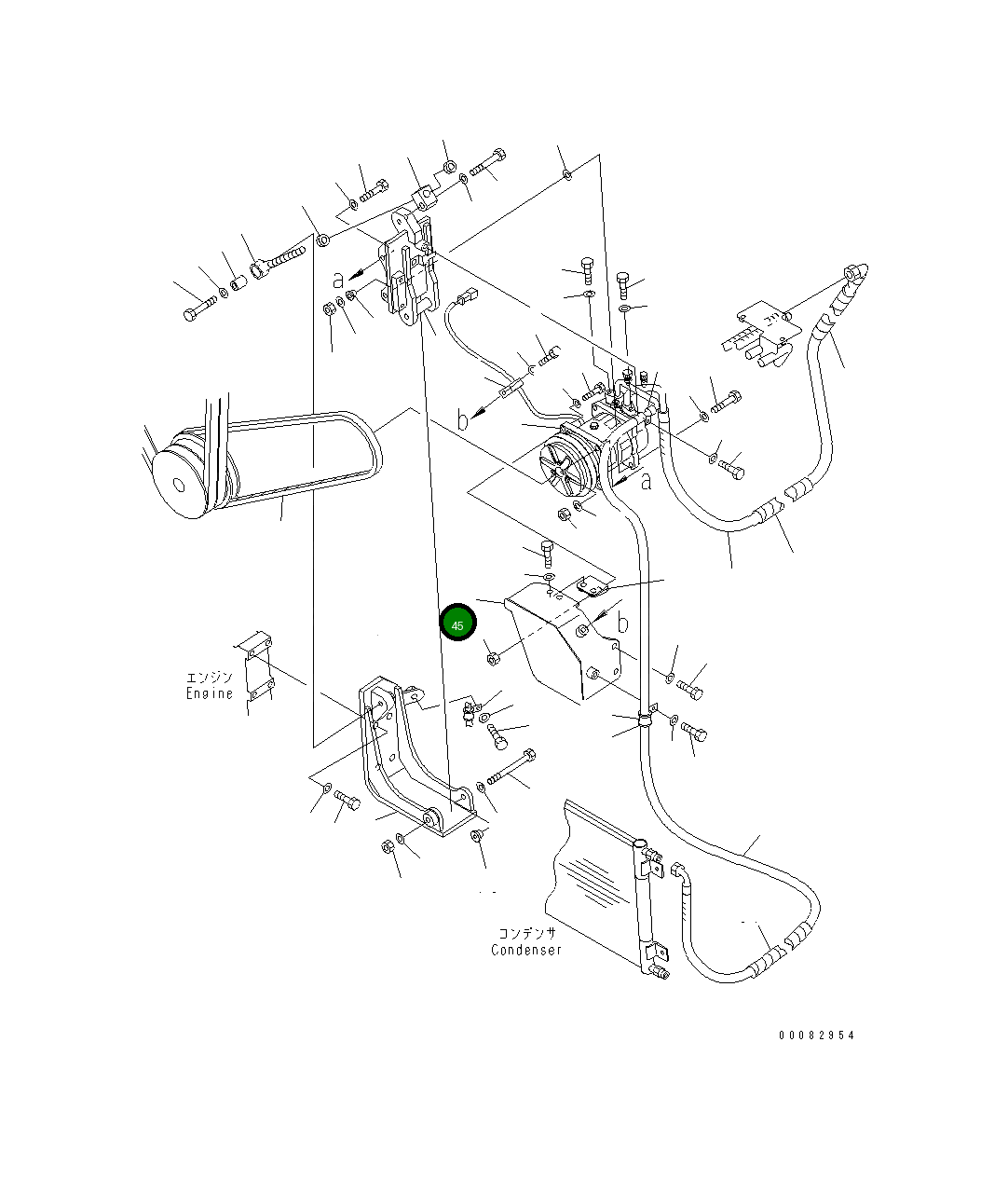 Крышка 56B-07-22832 Komatsu