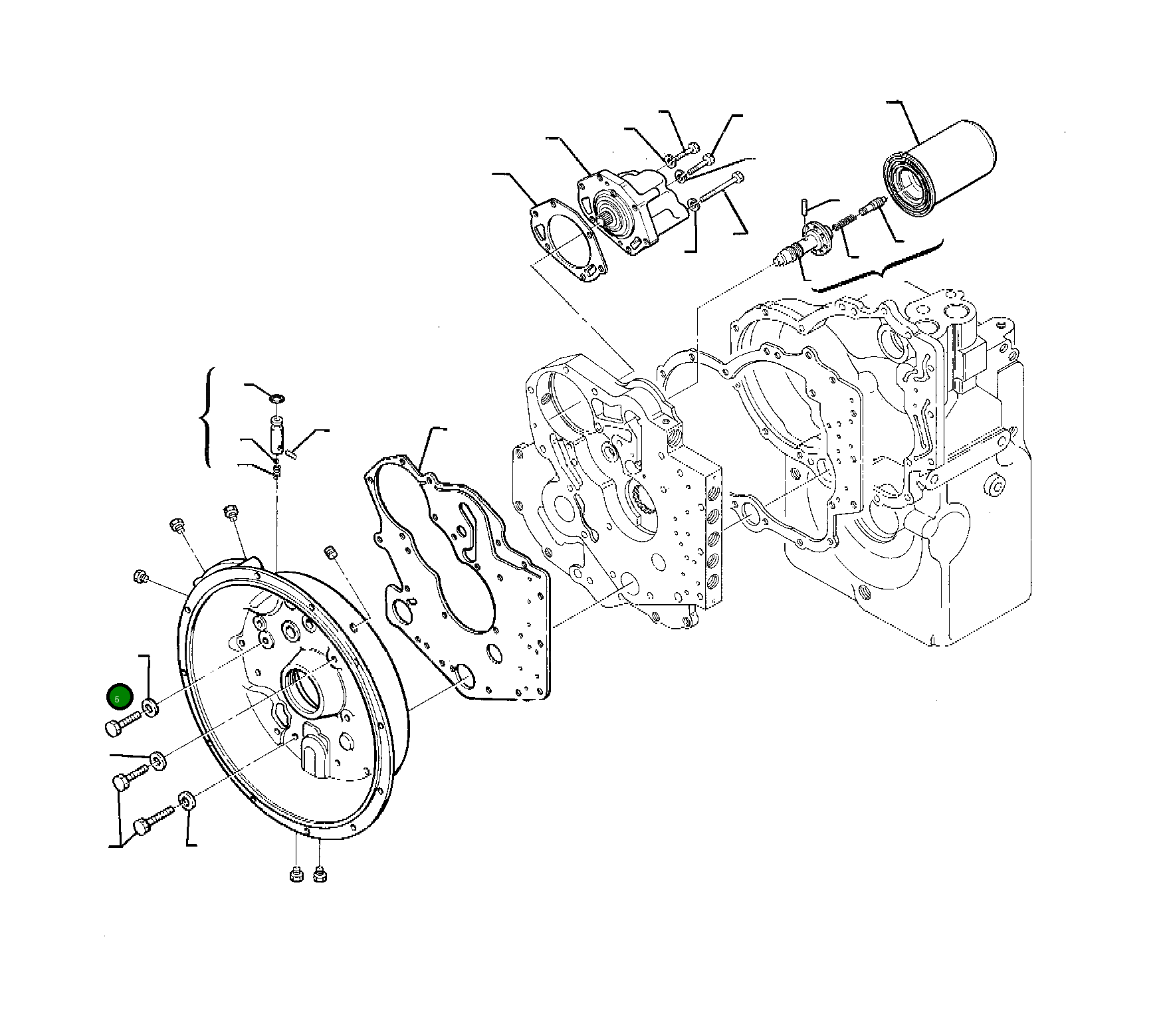 Болт CK7CM1030 Komatsu