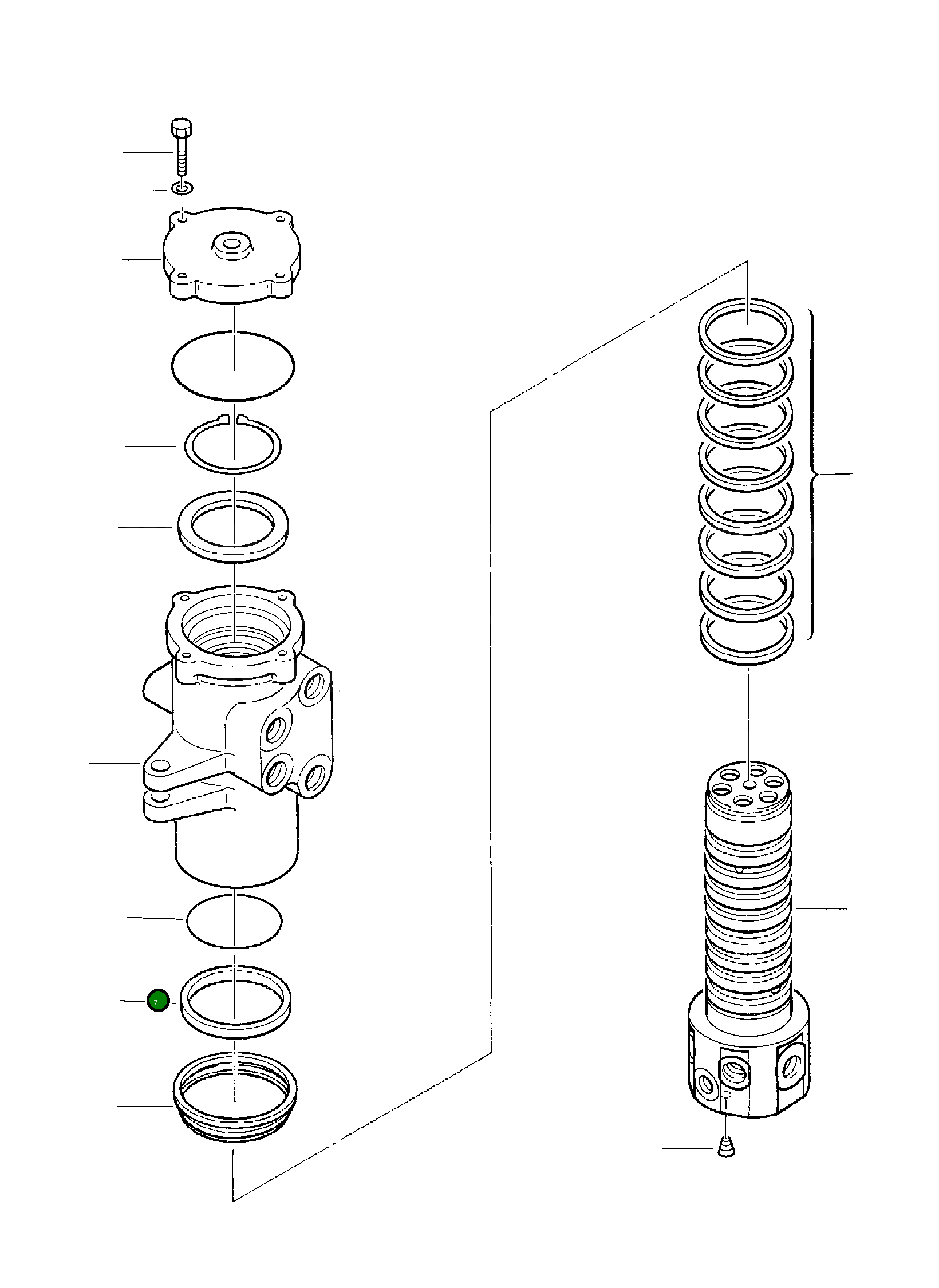 Кольцо 200150629 Komatsu