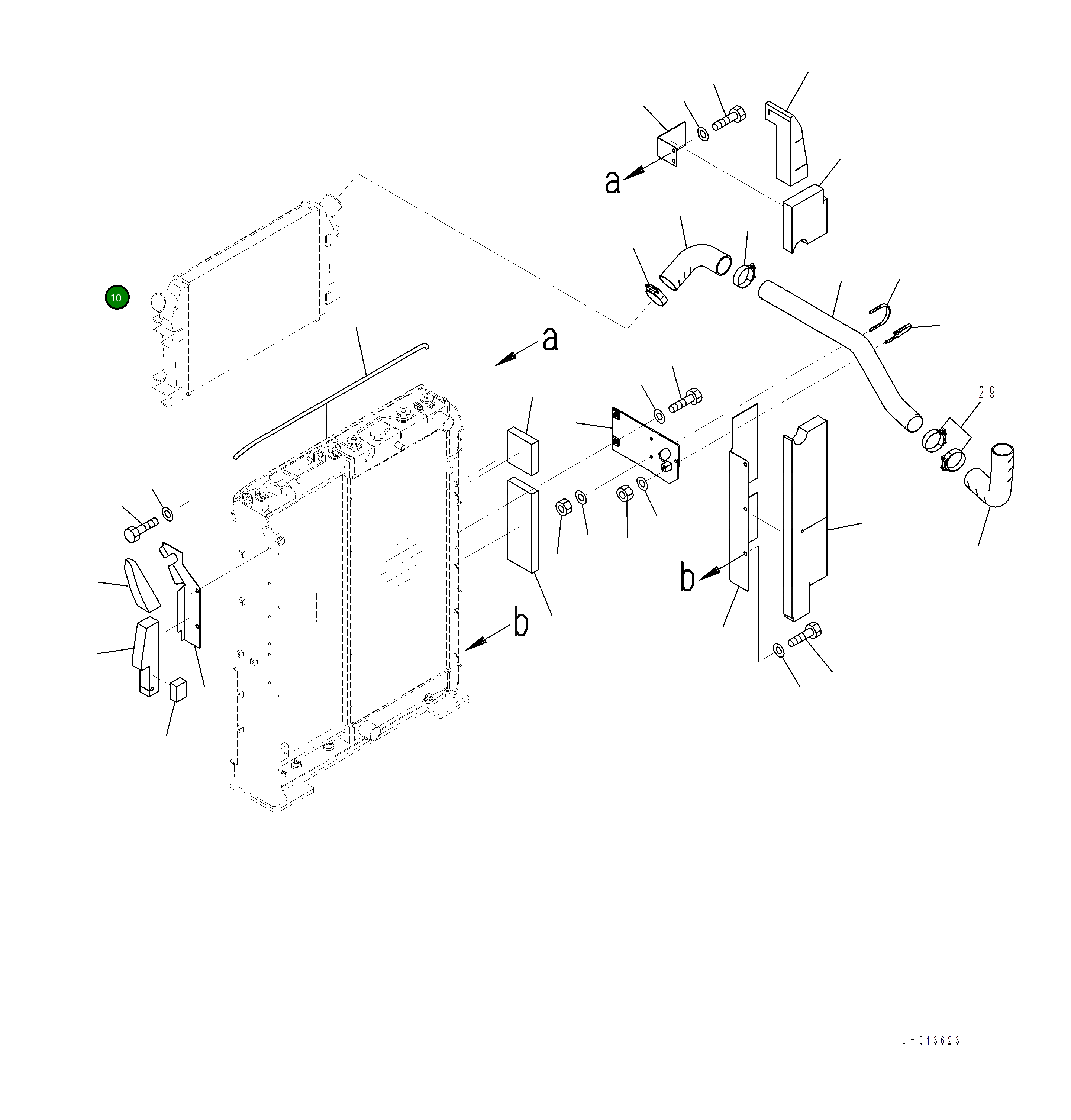 Крышка 2A7-03-11321 Komatsu