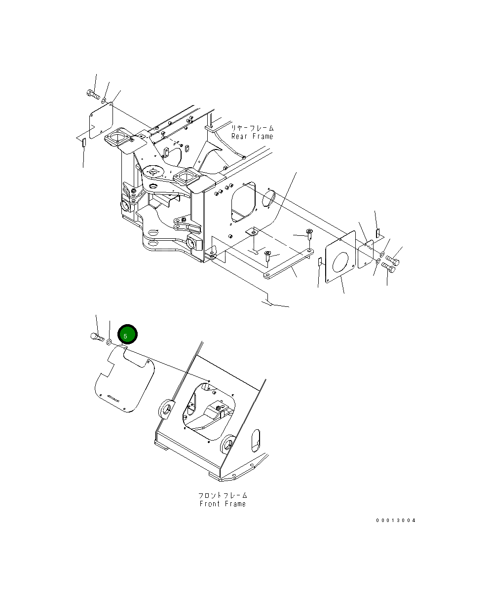 Крышка 416-879-2210 Komatsu