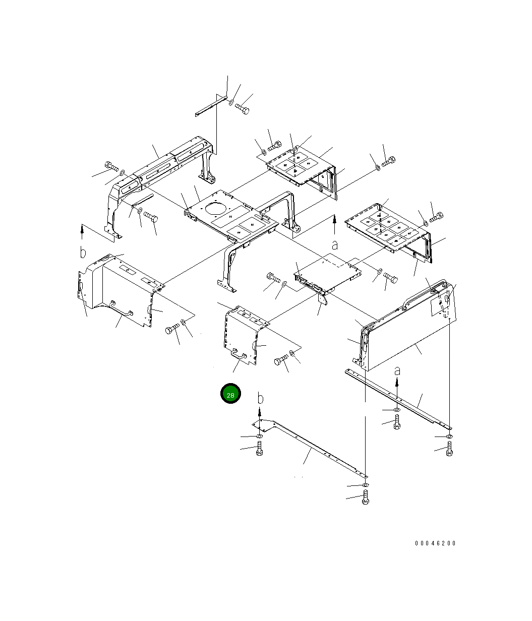 Крышка 209-54-41171 Komatsu