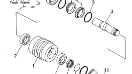 Крышка 20Y-30-28380 Komatsu