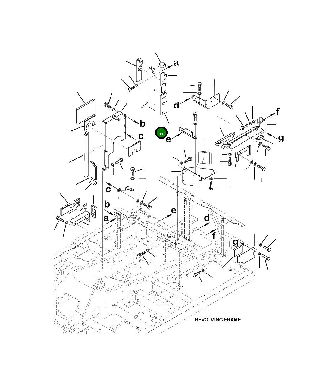 Крышка 207-54-41731 Komatsu