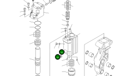 Кольцо уплотнительное (O-Ring) 20P-971-7540 Komatsu