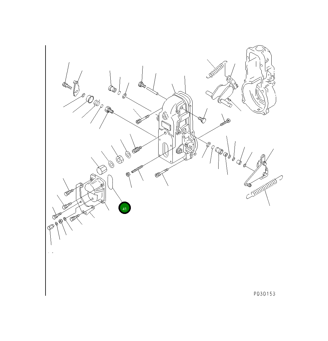 Кольцо уплотнительное (O-Ring) YMX0296352020 Komatsu