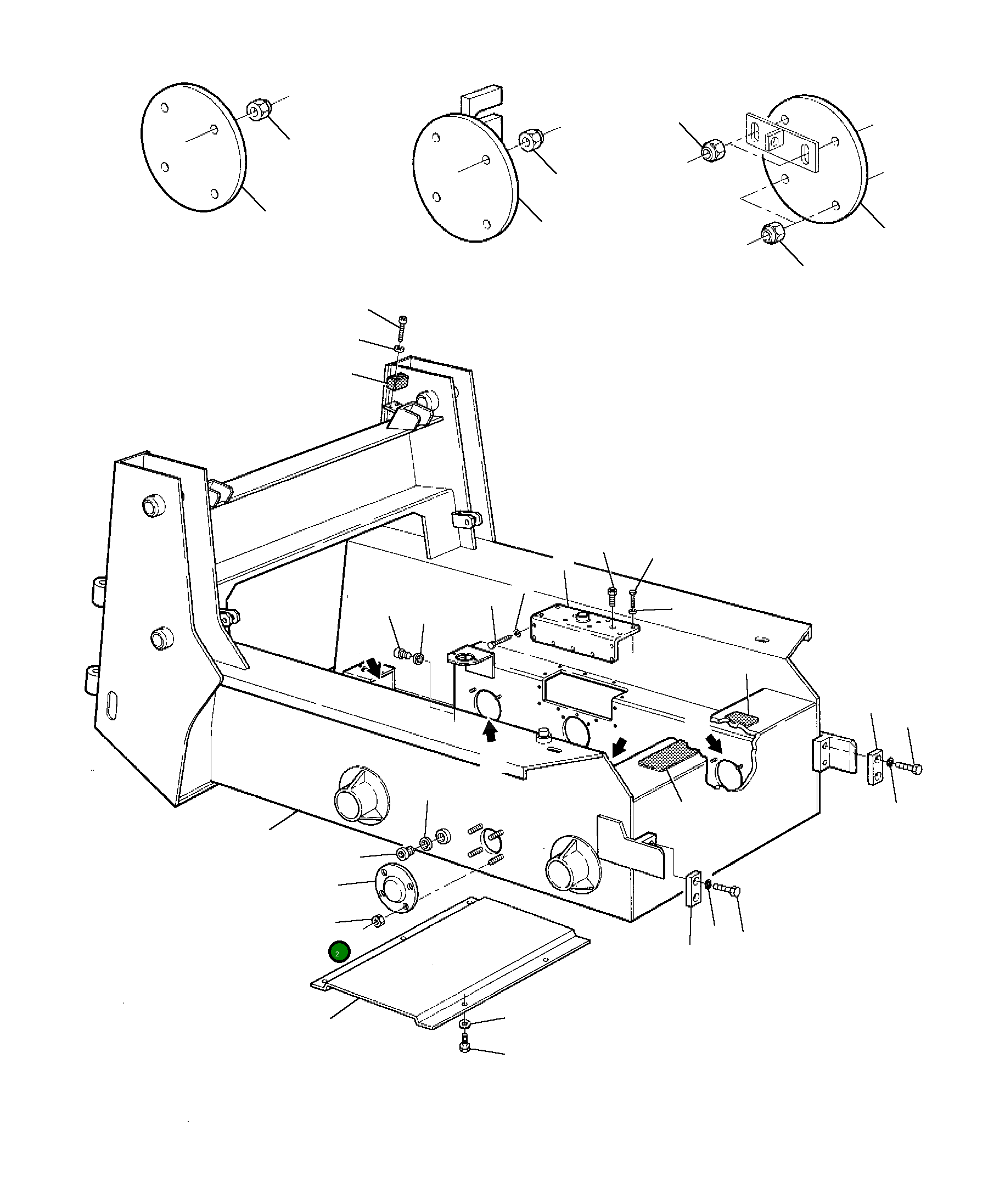 Крышка 332206614  Komatsu