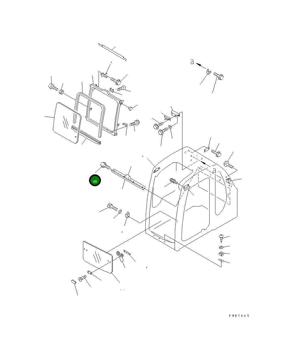 Болт 01435-40830 Komatsu