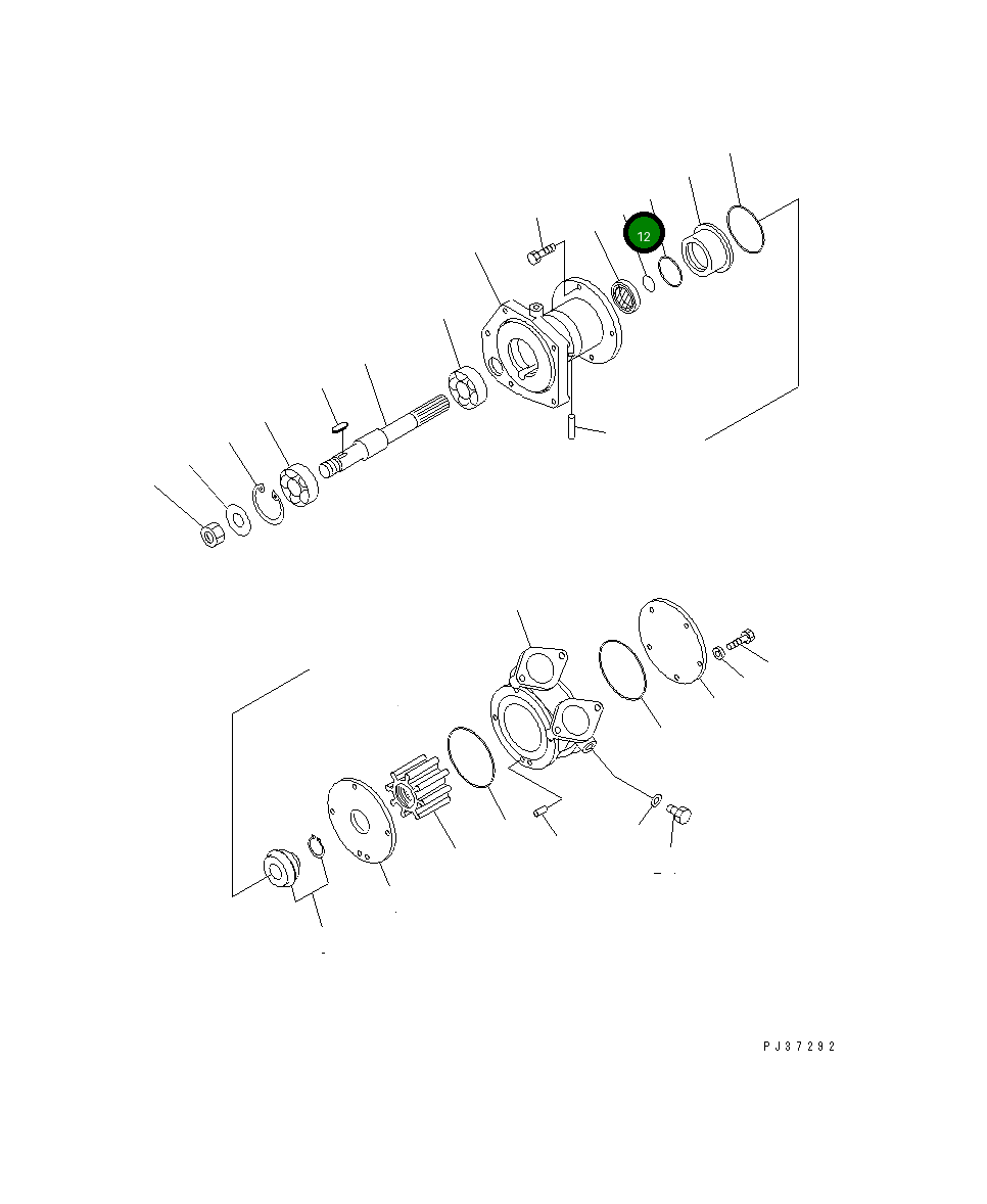 Кольцо уплотнительное (O-Ring) KY03311-00018 Komatsu