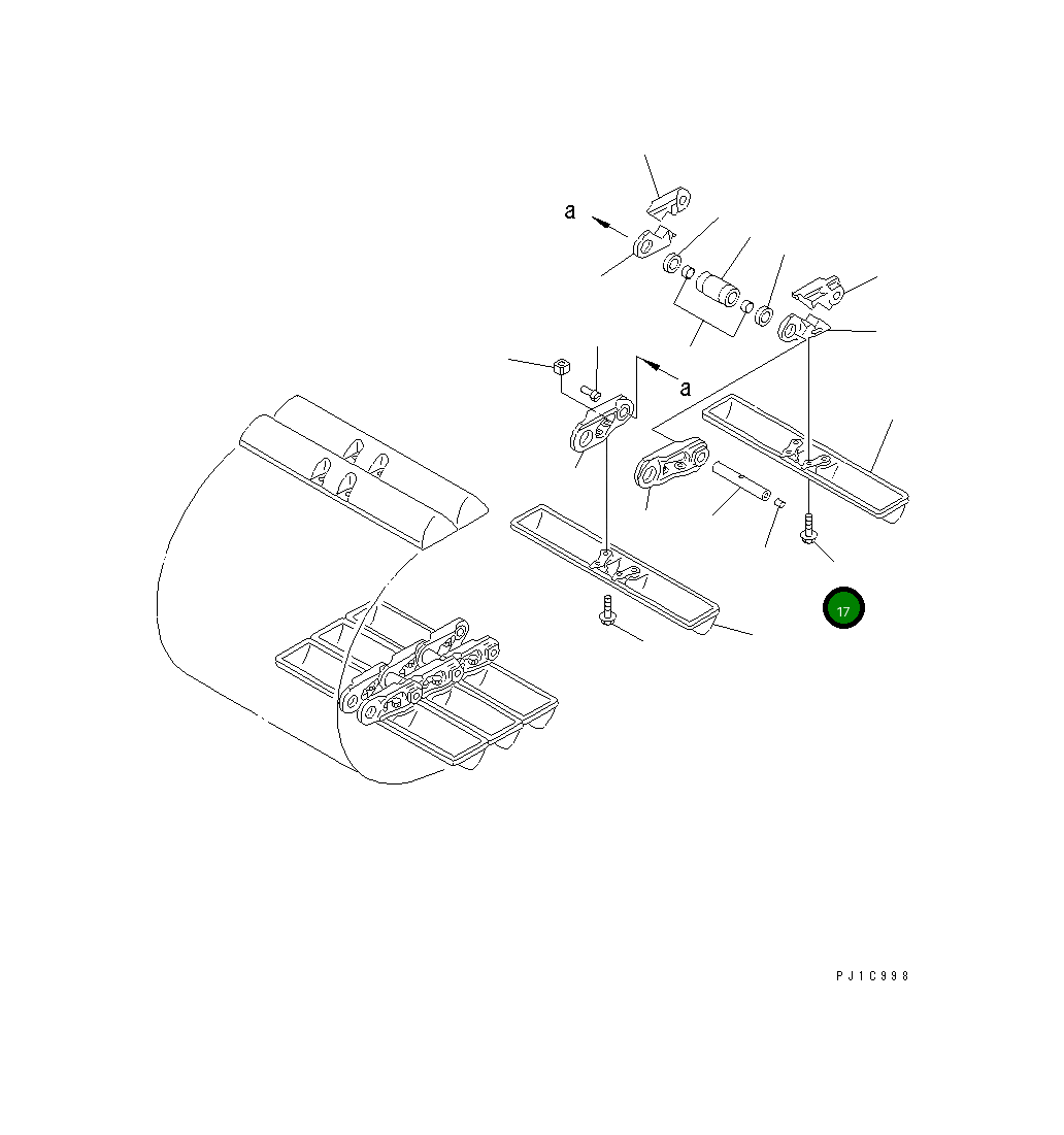 Болт 112-32-21362 Komatsu