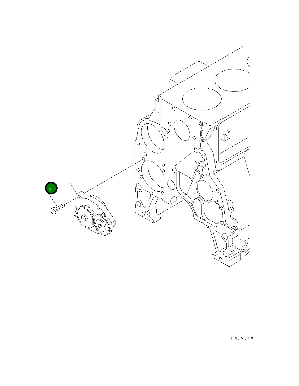 Болт 6735-51-1120 Komatsu