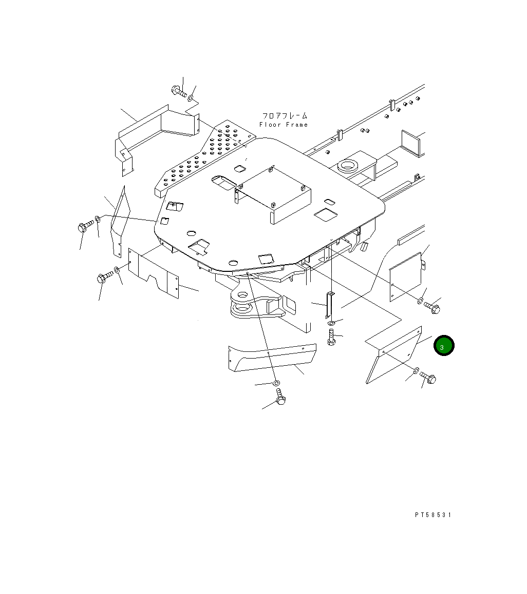 Крышка 273-870-7480  Komatsu