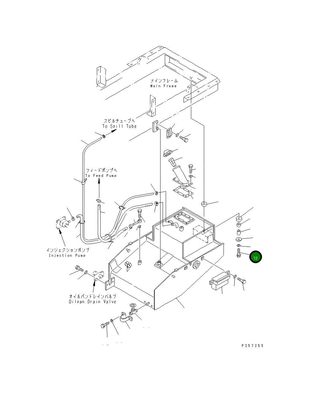 Болт 01010-51690 Komatsu