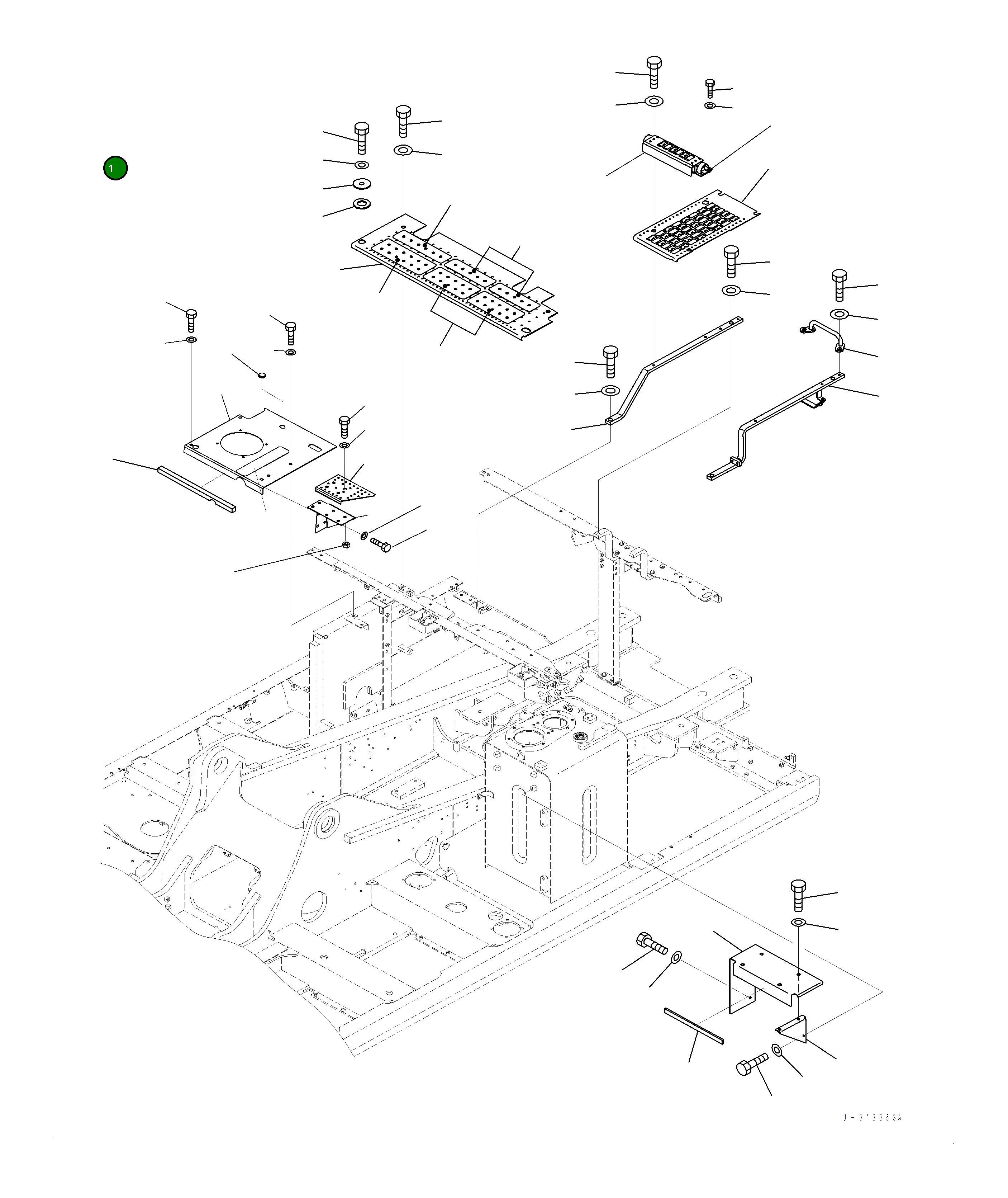 Крышка 2A7-54-A1271 Komatsu