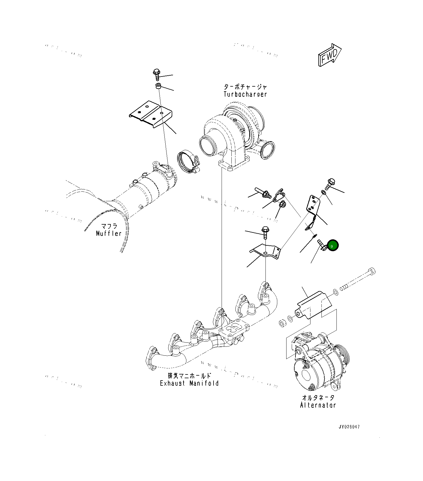 Крышка 6751818410 Komatsu