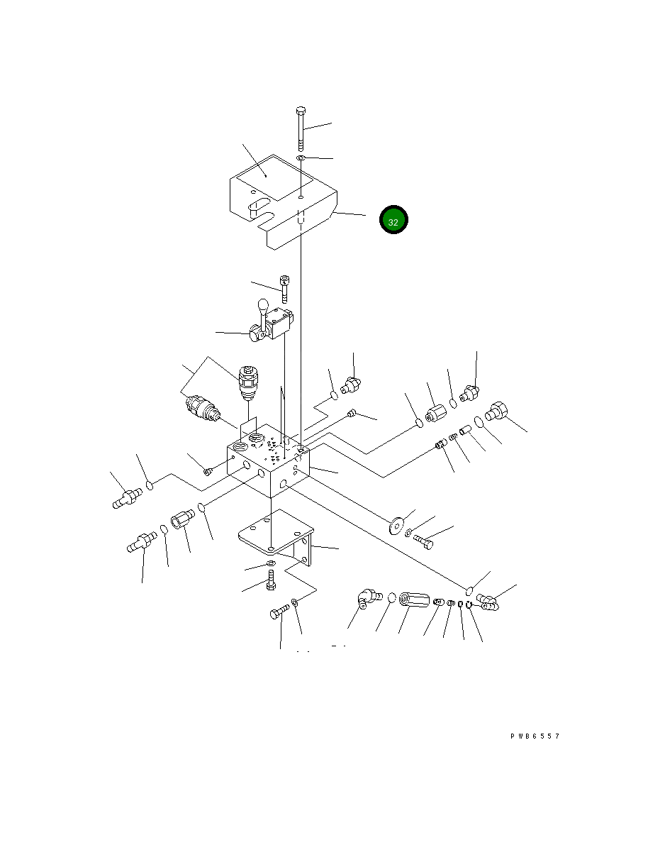 Крышка 209-62-75230 Komatsu
