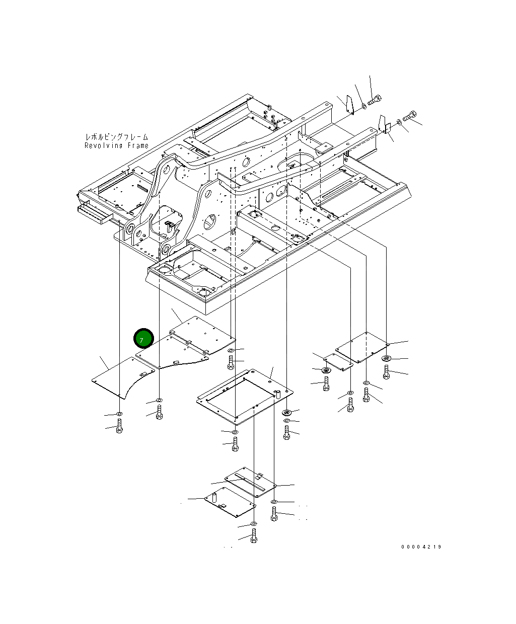 Крышка 206-54-71280 Komatsu