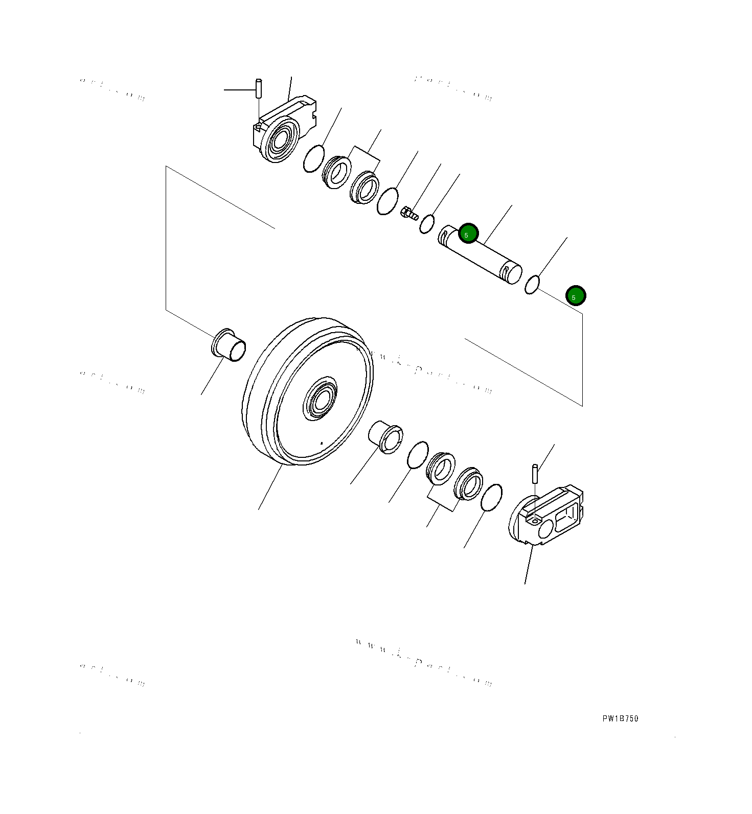 Кольцо уплотнительное (O-Ring) 0700052060 Komatsu