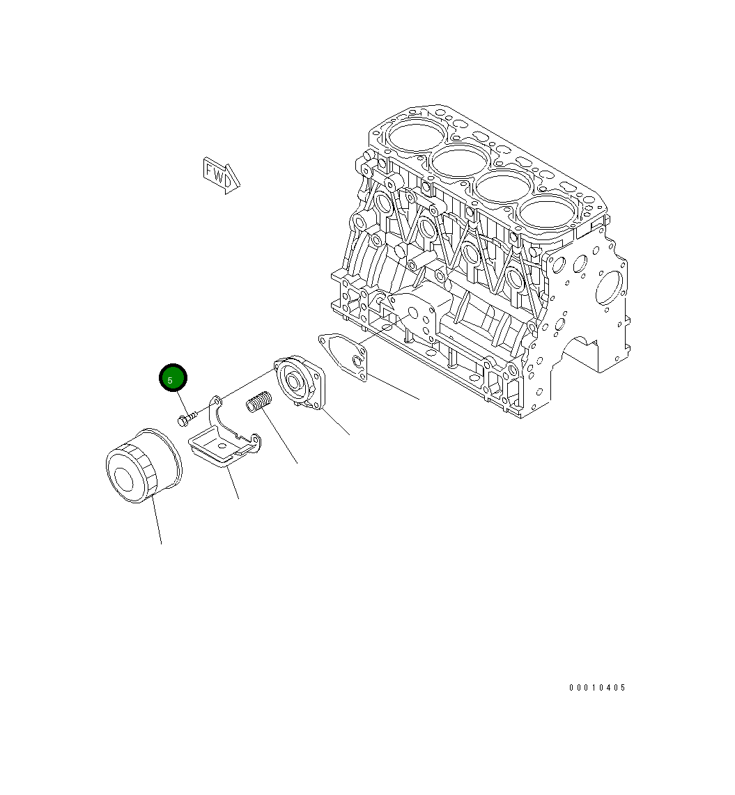 Болт 456-771 Komatsu