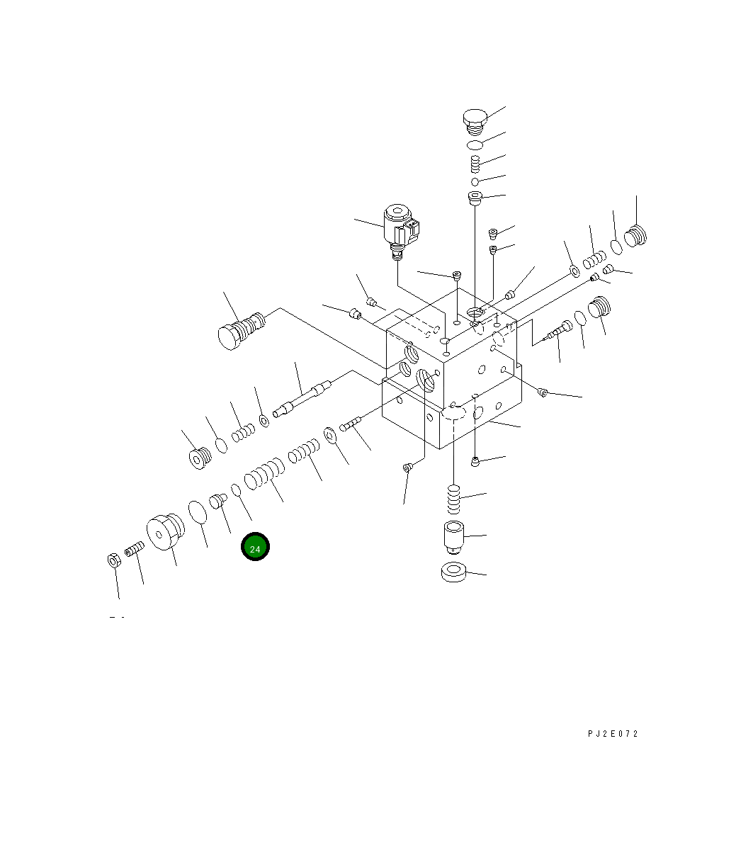 Кольцо уплотнительное (O-Ring) 23B-40-44340 Komatsu