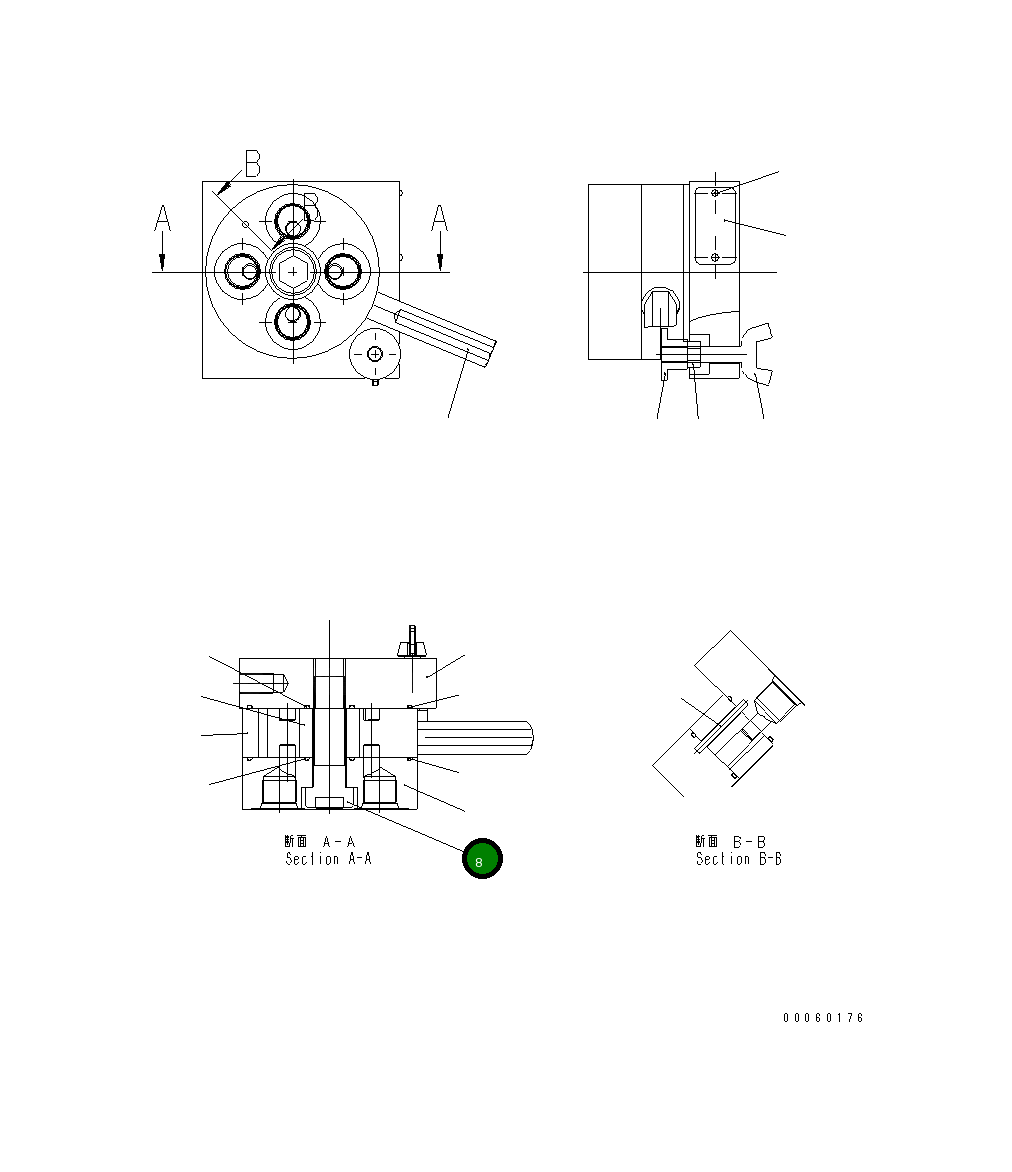 Болт NY81900-00079 Komatsu