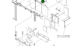 Крышка 21M-54-17551 Komatsu