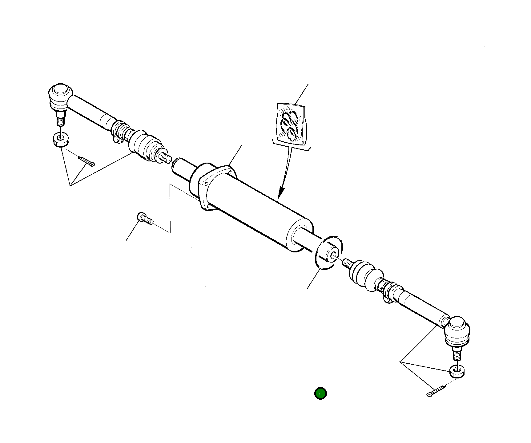 Кольцо уплотнительное (O-Ring) 22E-23-12180 Komatsu