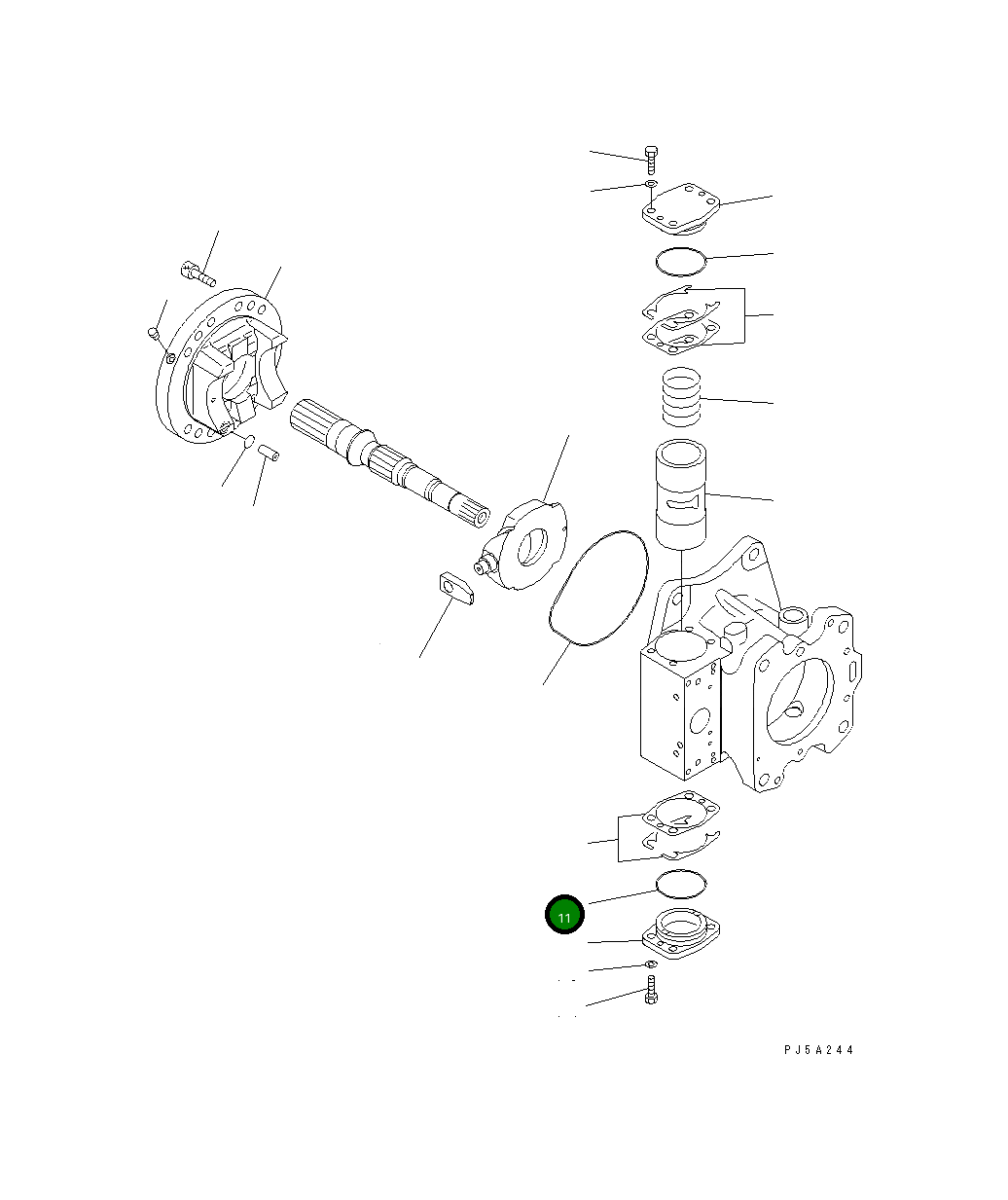 Кольцо уплотнительное (O-Ring) 07000-E2065 Komatsu