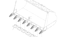 Болт 02091-11400 Komatsu