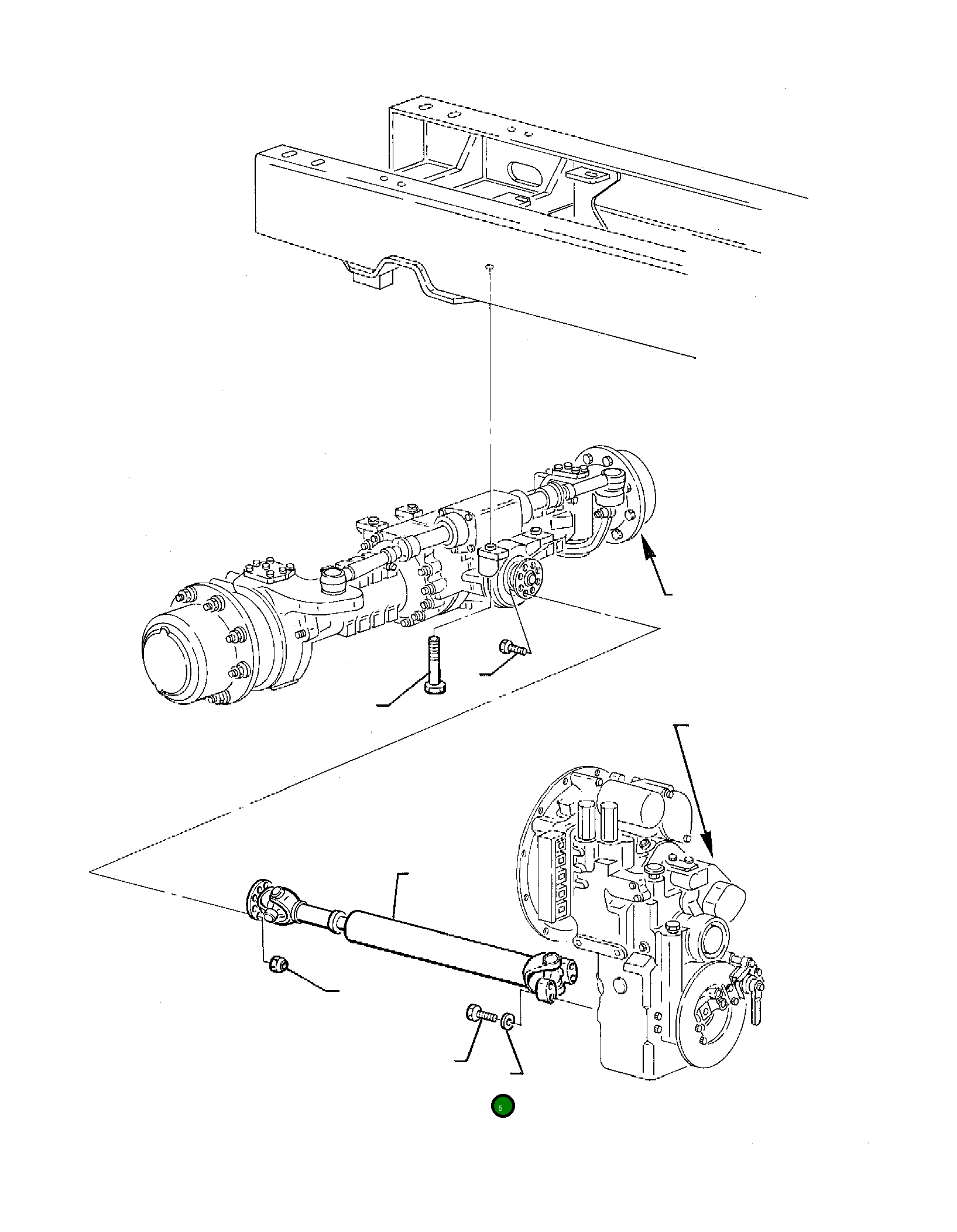 Болт 801050009 Komatsu