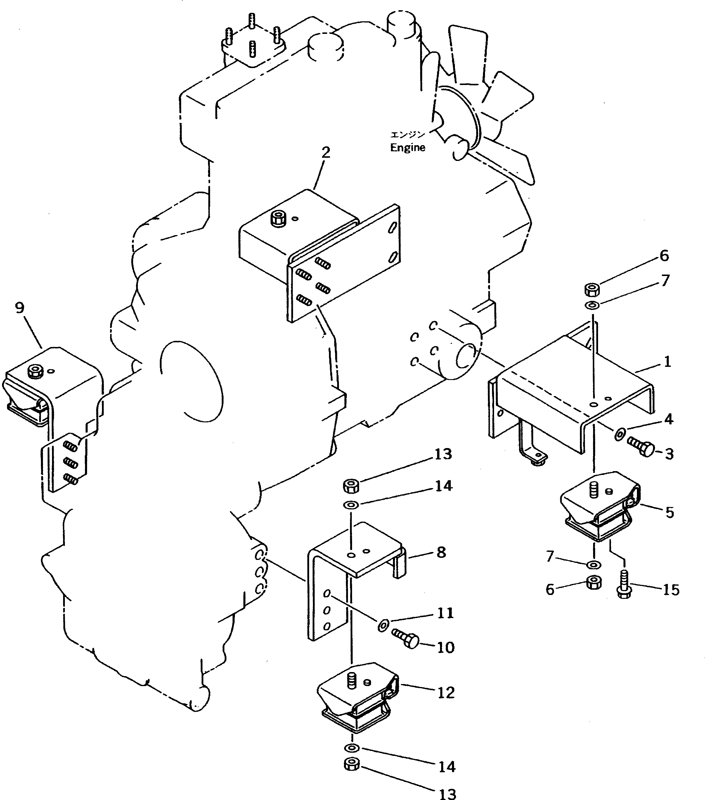 Болт 01435-00620 Komatsu