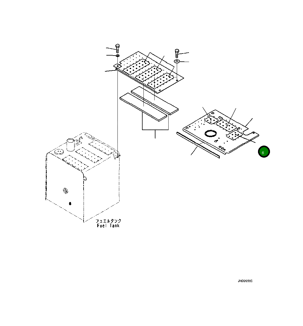 Крышка 20Y-54-B1752  Komatsu