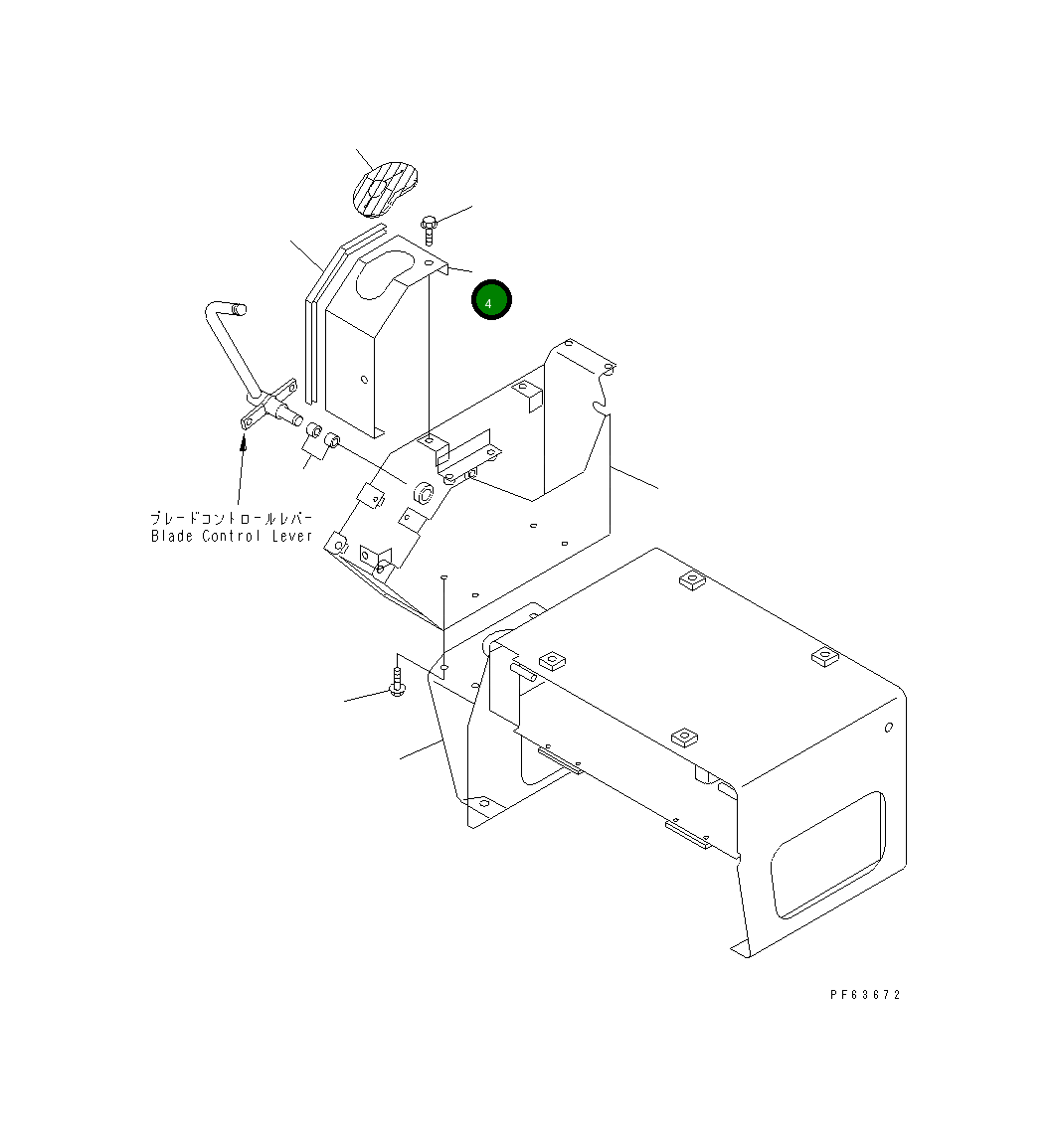 Крышка 20P-979-8620 Komatsu