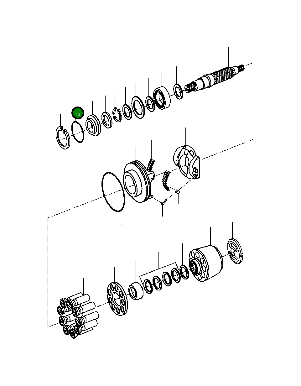 Кольцо уплотнительное (O-Ring) 22 282 R1 Komatsu
