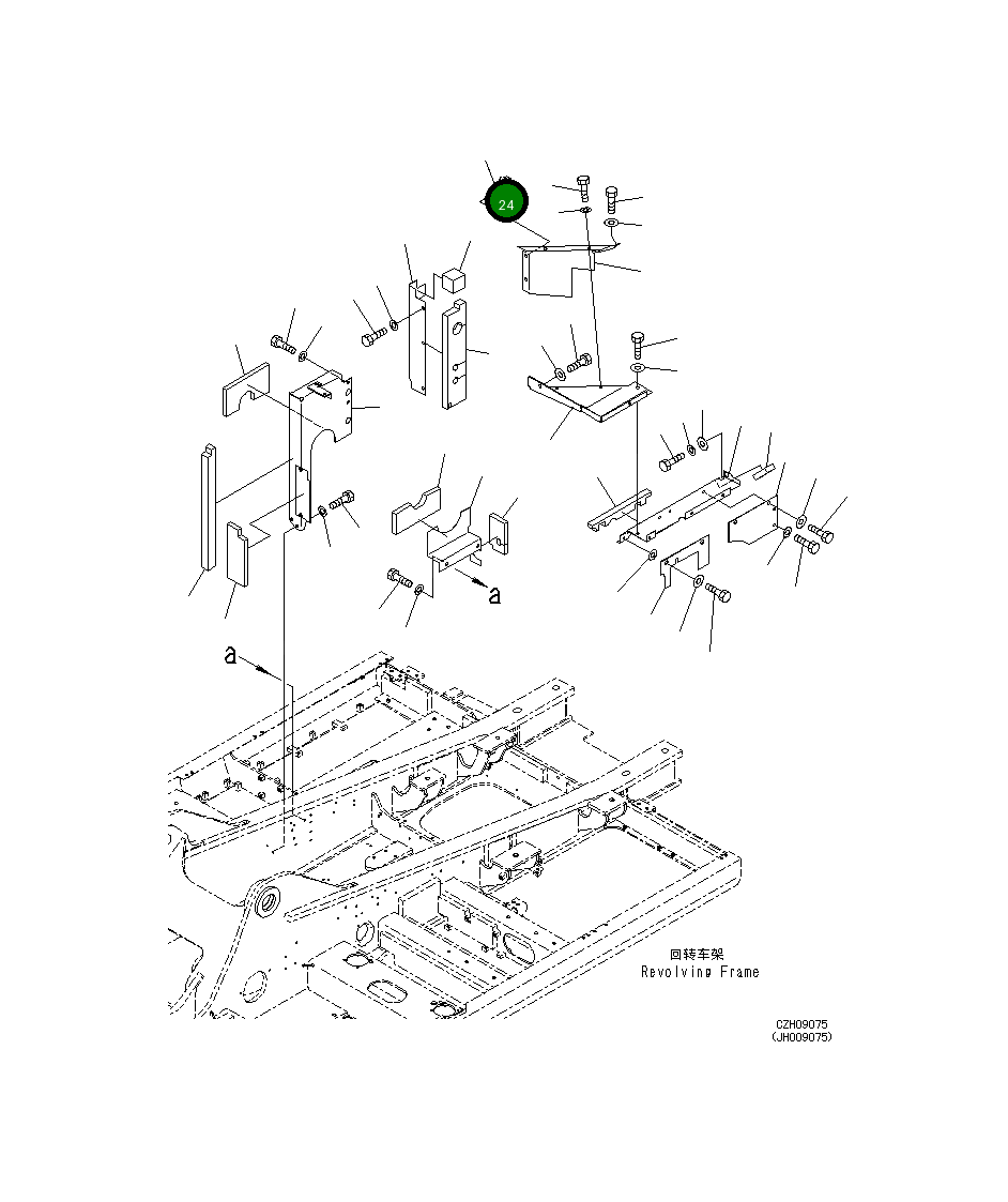 Болт 22B-54-18630  Komatsu