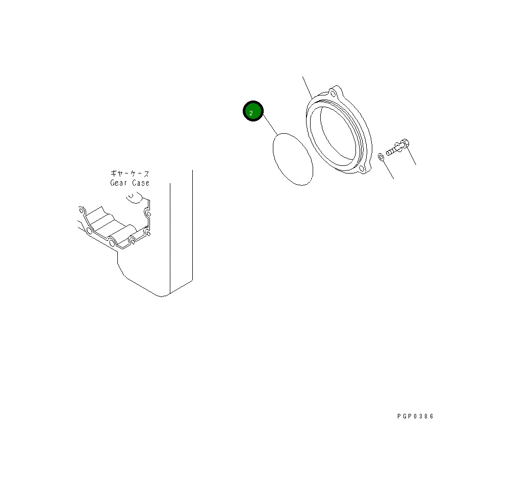 Кольцо уплотнительное (O-Ring) CU3883042 Komatsu
