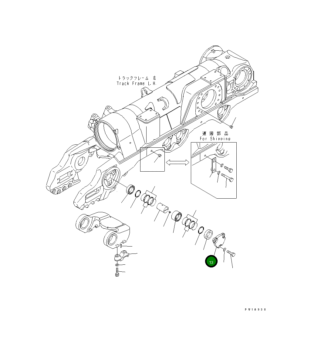 Крышка 198-30-62391 Komatsu