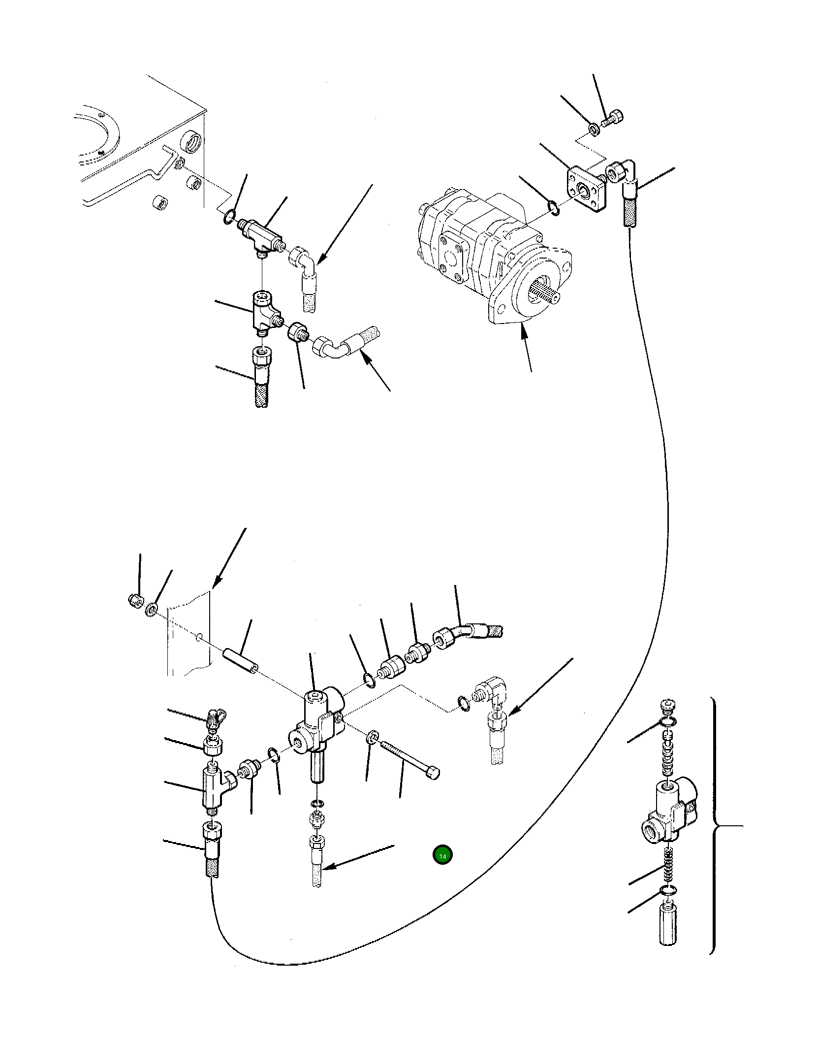 Болт 01011-50800 Komatsu