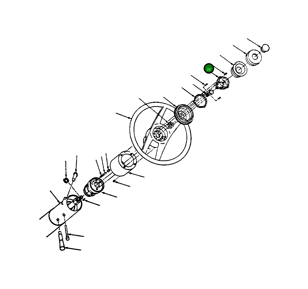 Болт 28 283 R1 Komatsu