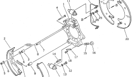 Клипса 22W-22-13270 Komatsu