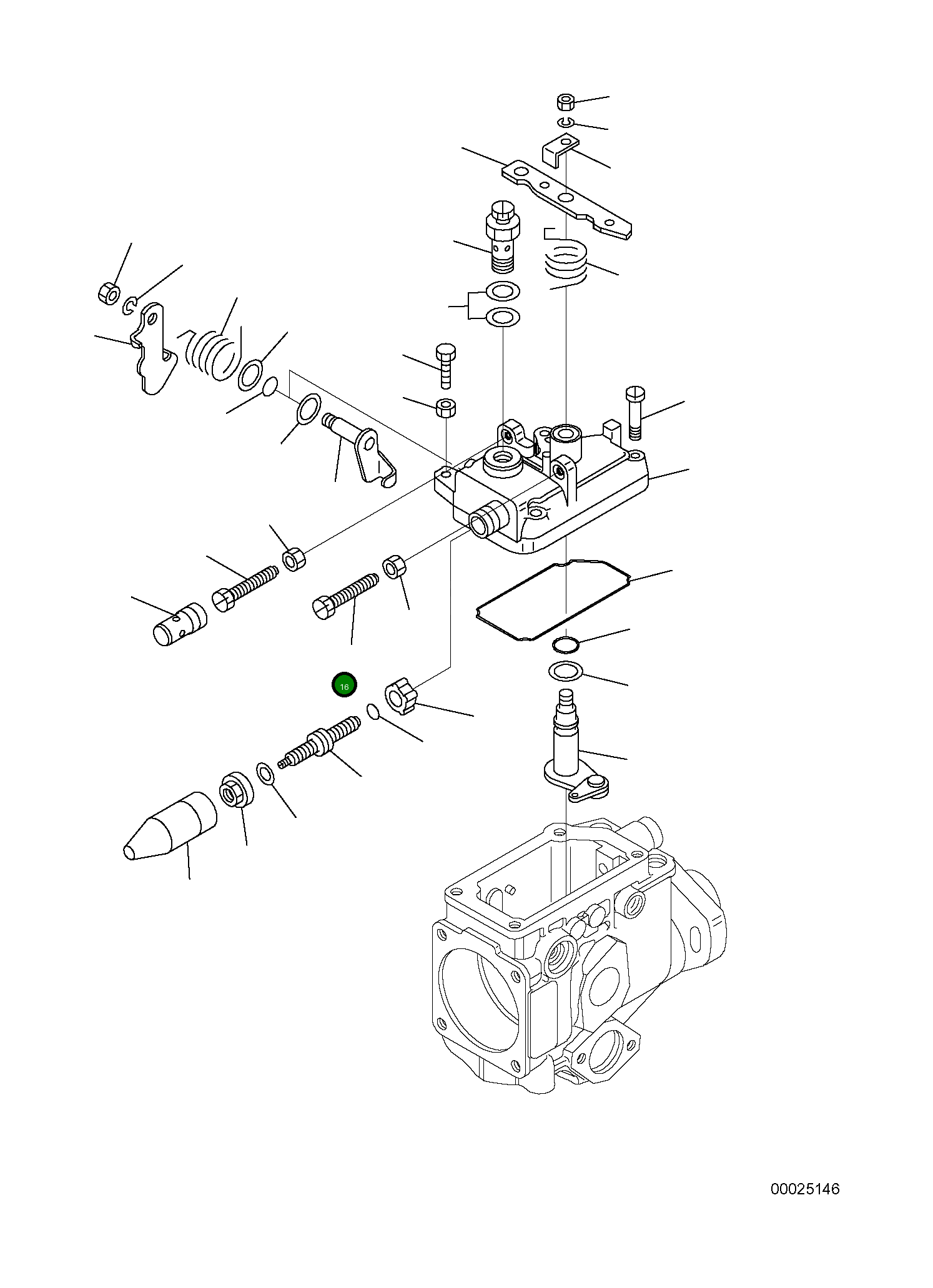 Болт DK146526-3400 Komatsu