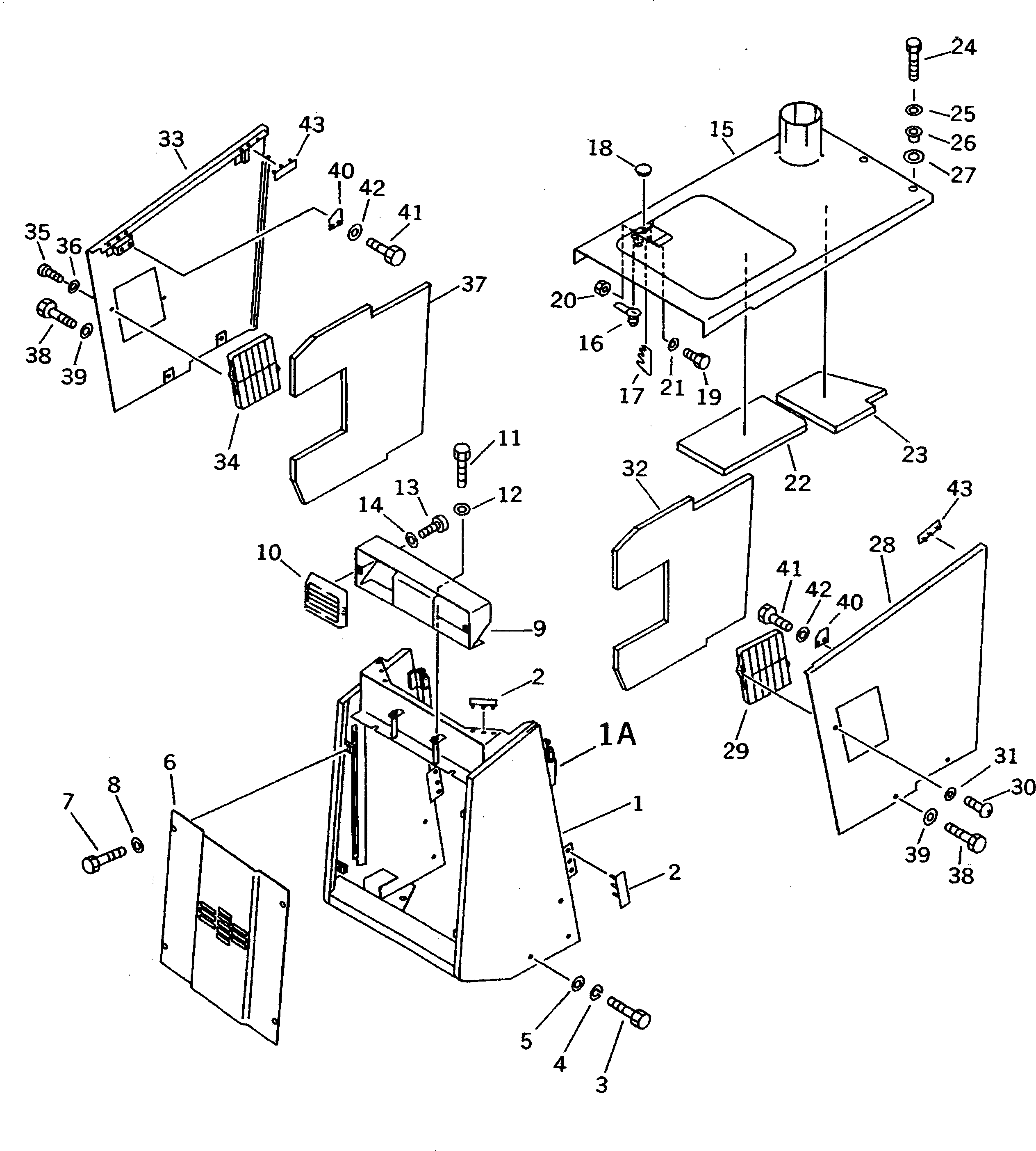 Крышка 114-54-41270 Komatsu