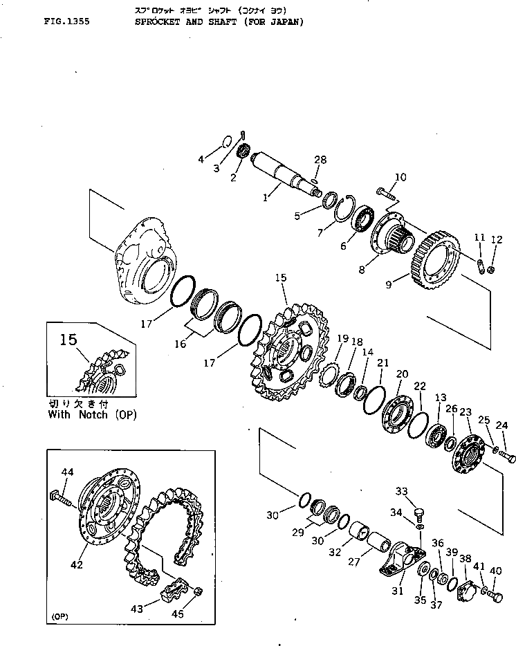 Болт 120-27-32340 Komatsu