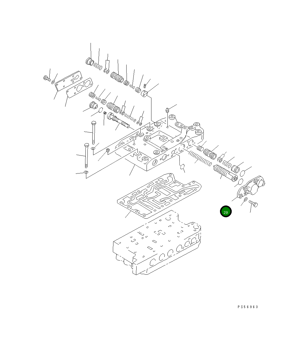 Крышка 235-15-25850 Komatsu