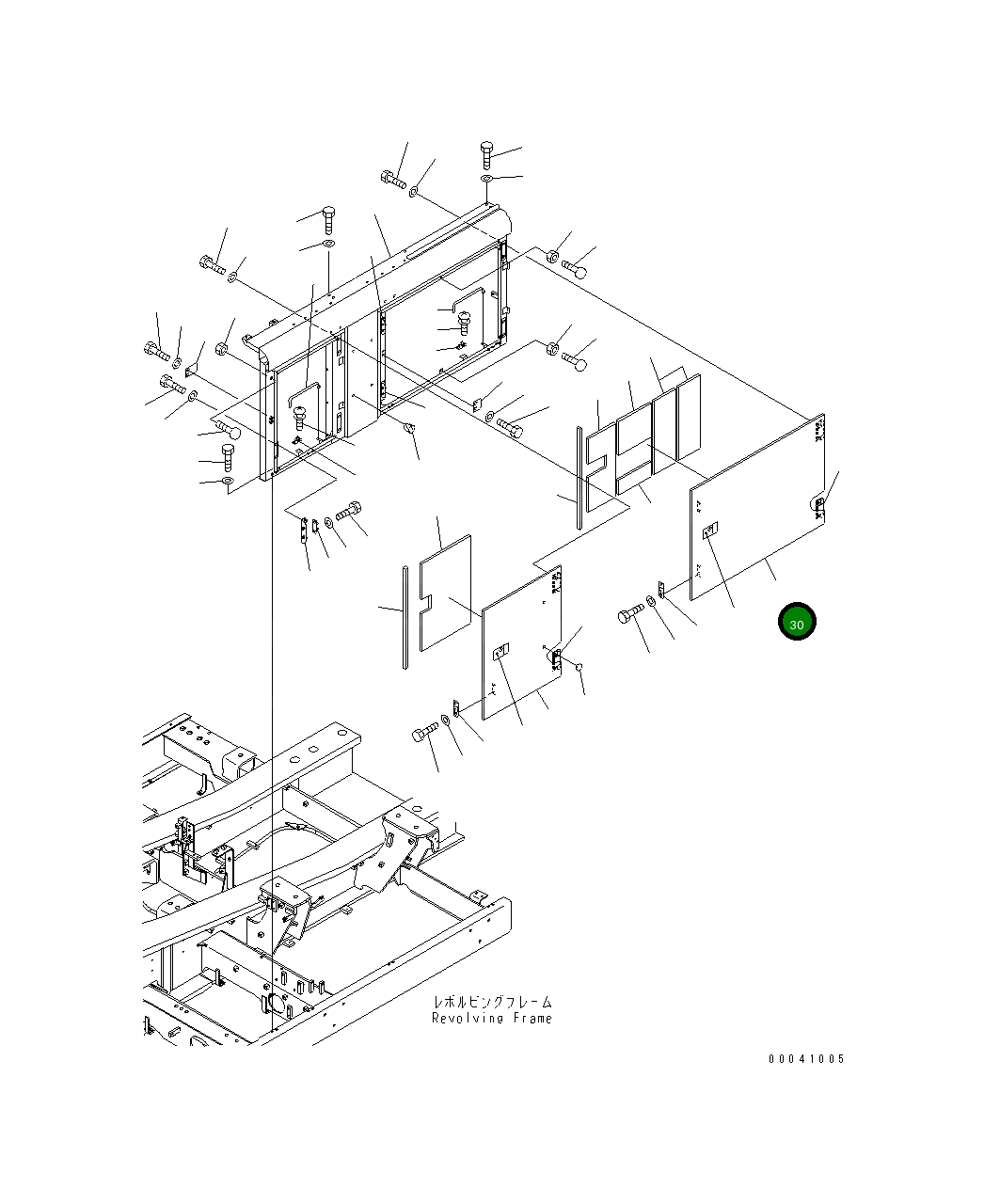 Крышка 209-54-45221 Komatsu